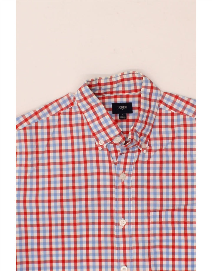 J. CREW Mens Shirt Small Red Check Cotton Vintage J. Crew and Second-Hand J. Crew from Messina Hembry 
