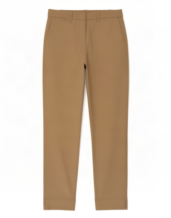 Marks & Spencer Damen-Chinohose mit hoher Taille, UK 6, XS, W26, L27, Beige