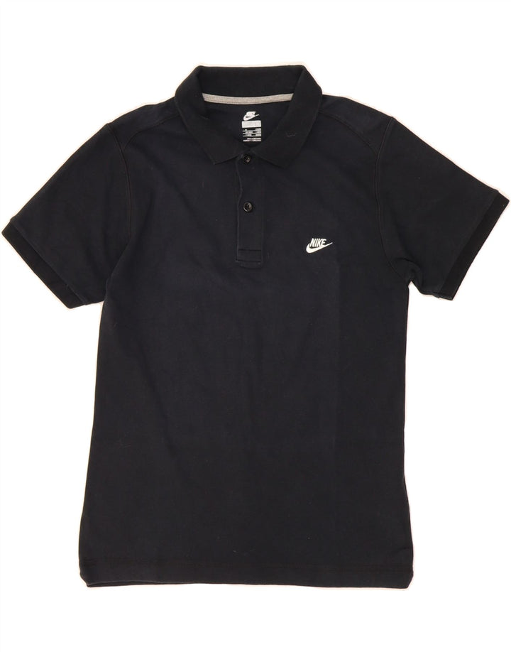 NIKE Mens Polo Shirt UK 39/40 Medium Black Cotton Vintage Nike and Second-Hand Nike from Messina Hembry 