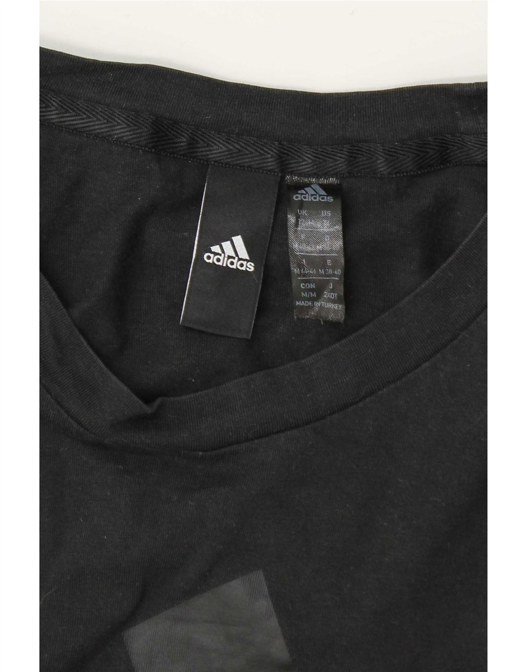 Adidas Damen Graphic T-Shirt Top UK 12/14 Mittelgrau