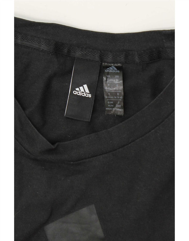 Adidas Damen Graphic T-Shirt Top UK 12/14 Mittelgrau