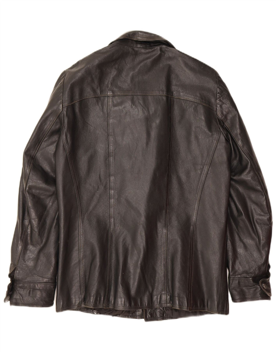 Vintage Herren Lederjacke UK 36 Small Schwarz
