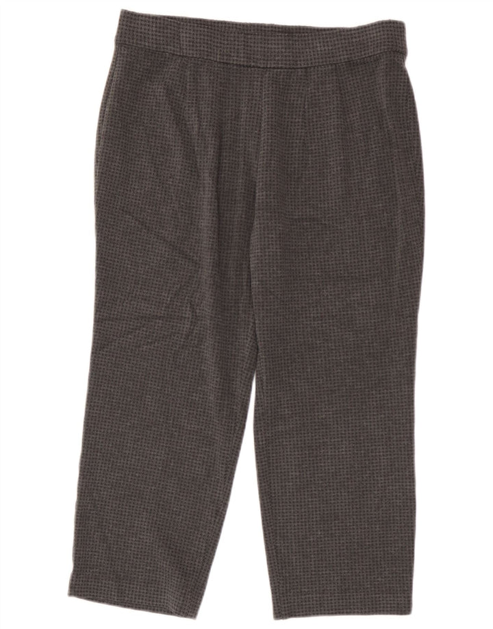 Marks & Spencer Damen-Hose, kurz geschnitten, UK 16, Größe L, W34, L23, Grau