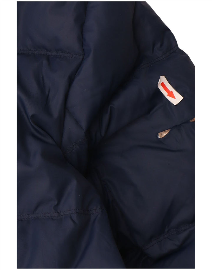 Tommy Hilfiger Herren-Jacke mit Kapuze, gepolstert, UK 42, XL, Marineblau, Polyester