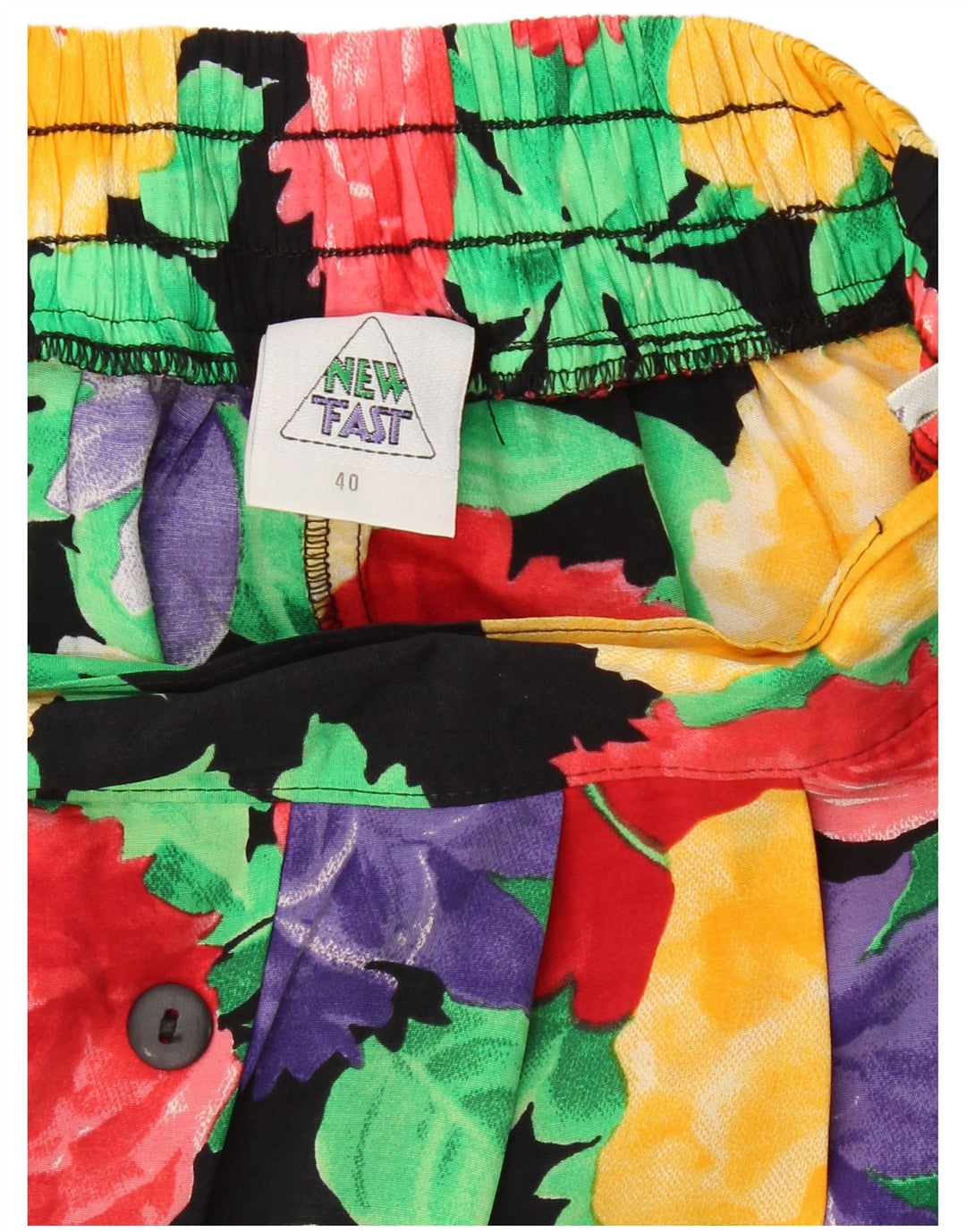 NEW FAST Womens High Waist Midi Skirt EU 40 Medium W28  Multicoloured