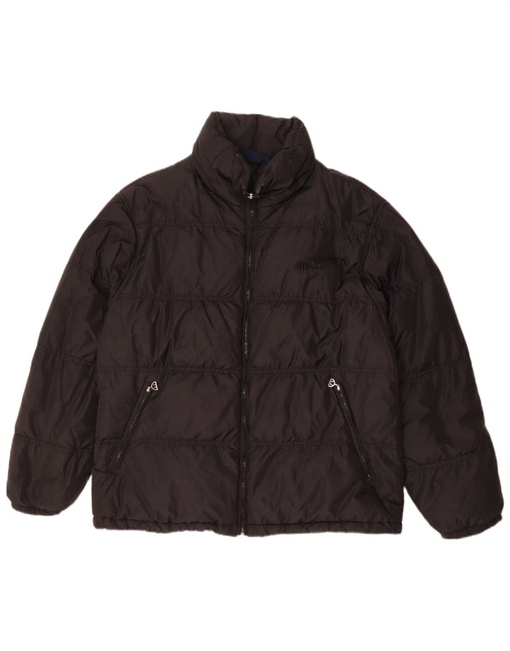 Ellesse Herren Wattierte Jacke UK 38 Medium Schwarz Polyamid