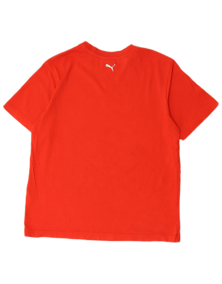 PUMA Boys Graphic T-Shirt Top 13-14 Years Red