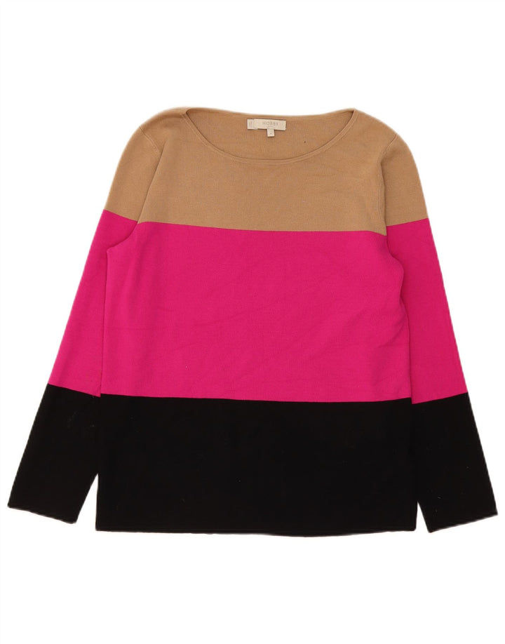 Hobbs Damen-Pullover mit U-Boot-Ausschnitt, Gr. 14, mittelmehrfarbig