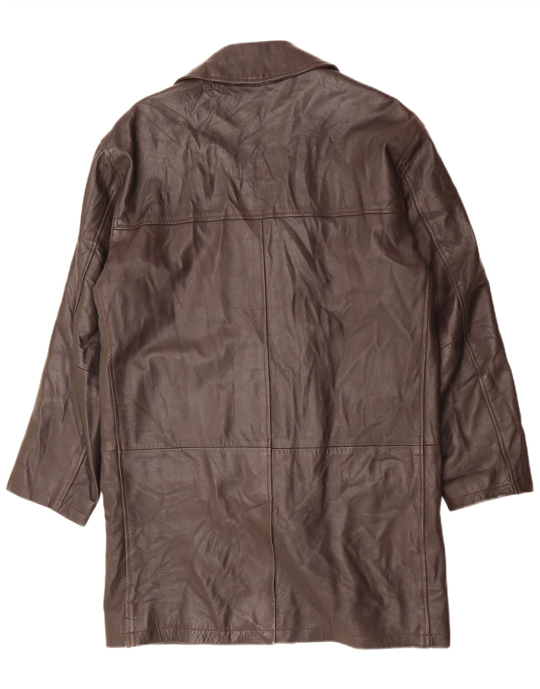 CONBIPEL Herren Ledermantel IT 48 Mittelbraunes Leder