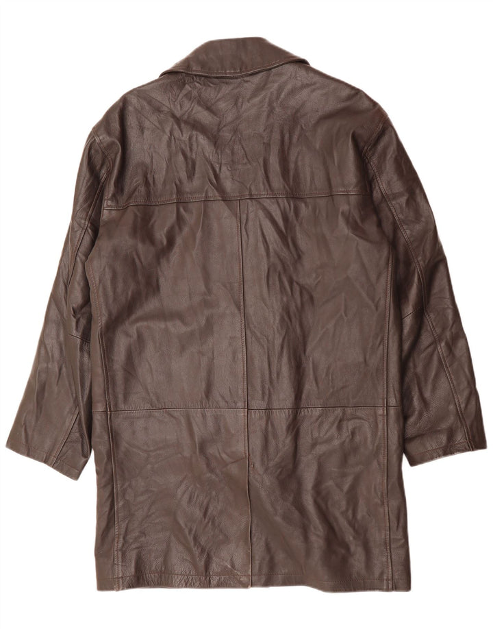 CONBIPEL Herren Ledermantel IT 48 Mittelbraunes Leder