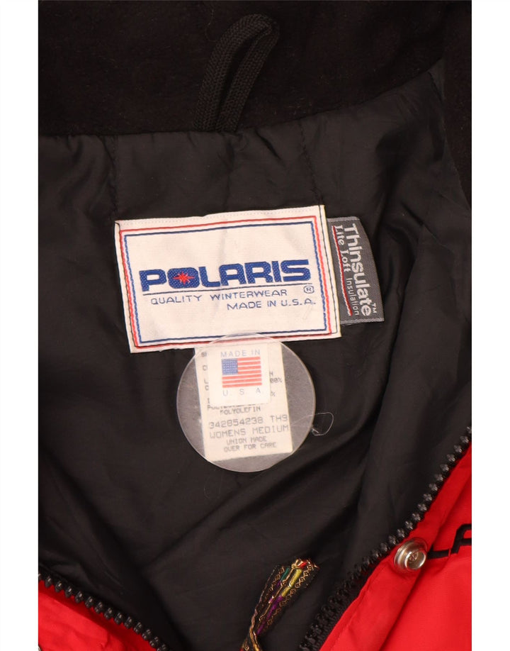 POLARIS Damen Windjacke UK 12 Mittelrotes Colourblock-Nylon