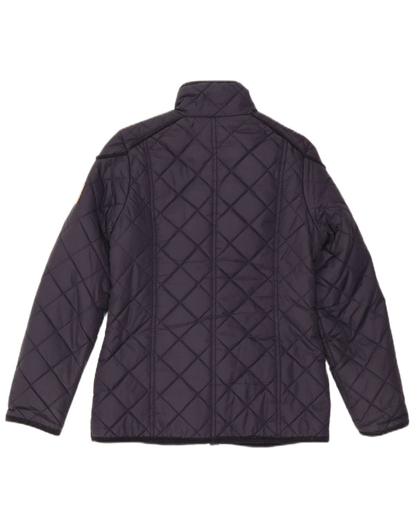 Puffa Damen Steppjacke UK 6 XS Marineblau Polyamid