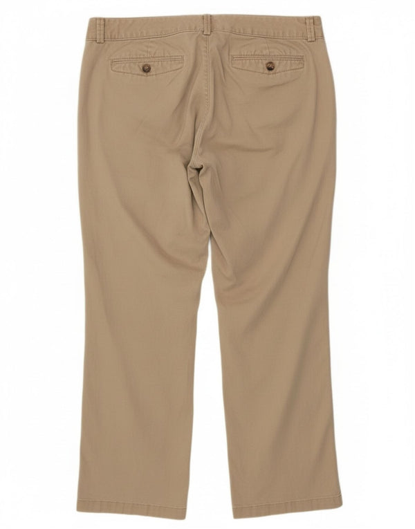 Dockers Gerade Chino-Hose für Damen US 14 XL W36 L27 Beige Baumwolle