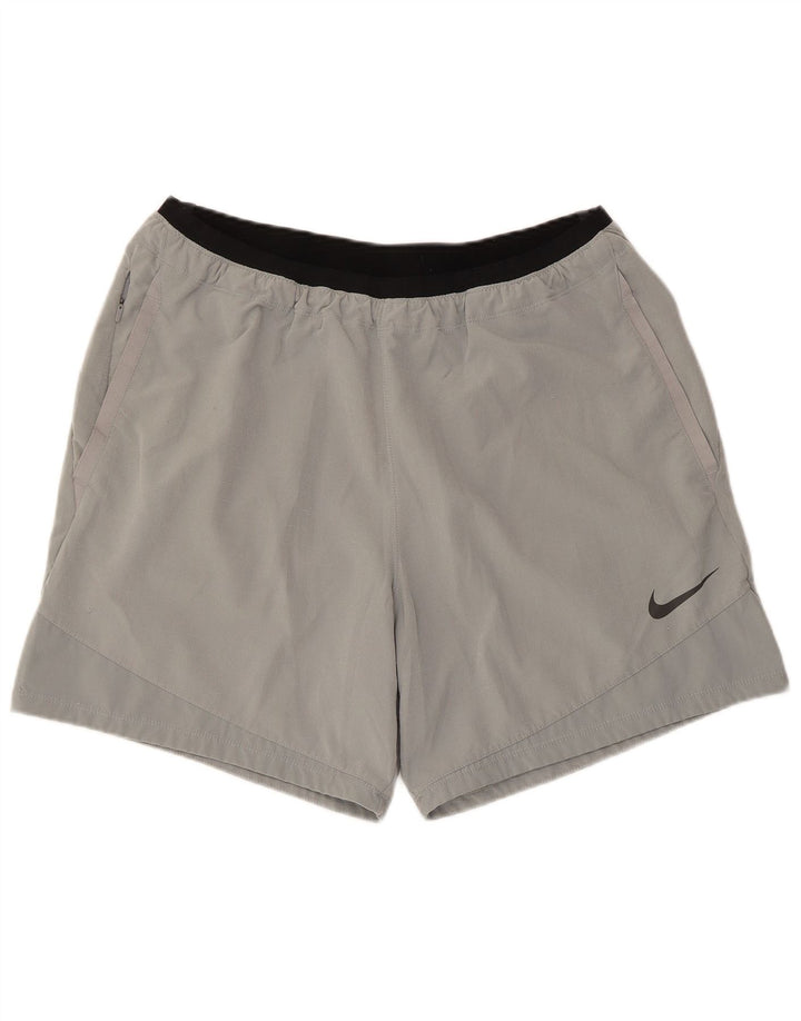 Nike Herren Dri Fit Standard Fit Sport Shorts XL Grau Polyester