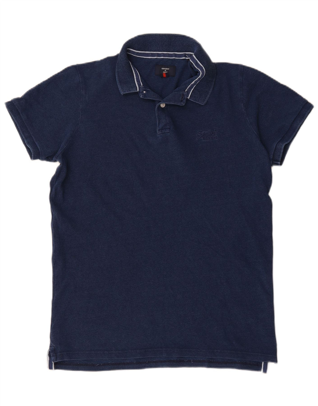 Superdry Herren-Poloshirt XL aus marineblauer Baumwolle
