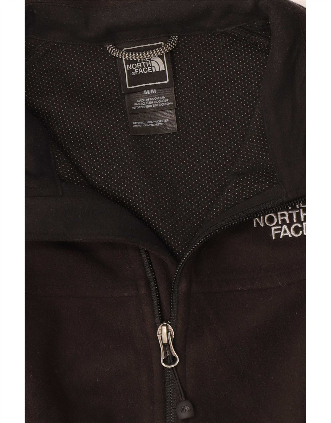 The North Face Damen Fleecejacke UK 12 Medium Schwarz Polyester