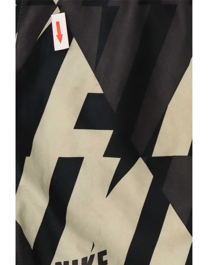 Nike Herren-Badeshorts mit Grafik, groß, aus schwarzem Polyester