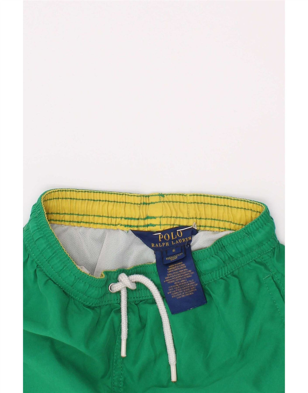 Polo Ralph Lauren Badeshorts für Jungen, 5–6 Jahre, grünes Polyester