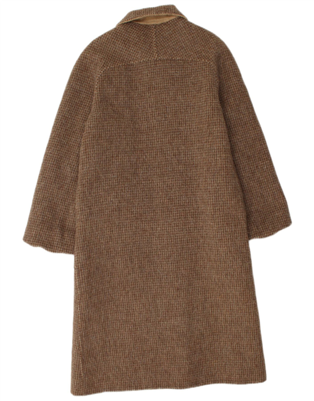 Vintage Damen Wendemantel IT 46 Große braune Schurwolle