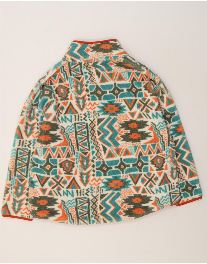 Promod Damen-Fleecepullover mit Knopfleiste hinten, UK 20 2XL, mehrfarbig, Fair Isle