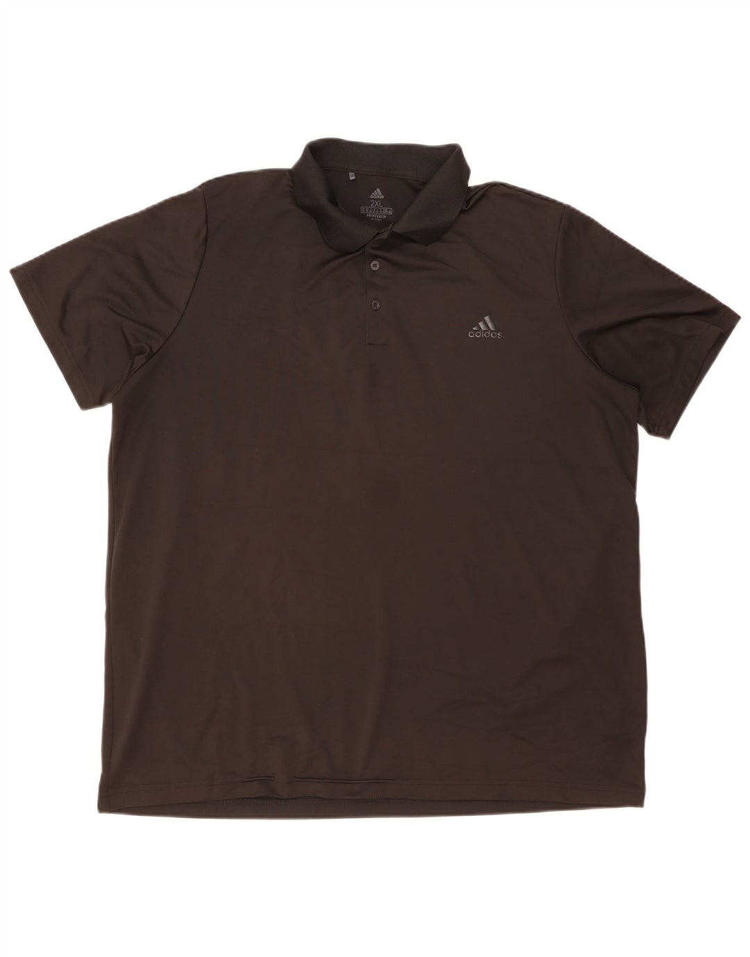 ADIDAS Herren Poloshirt 2XL Schwarz Polyester