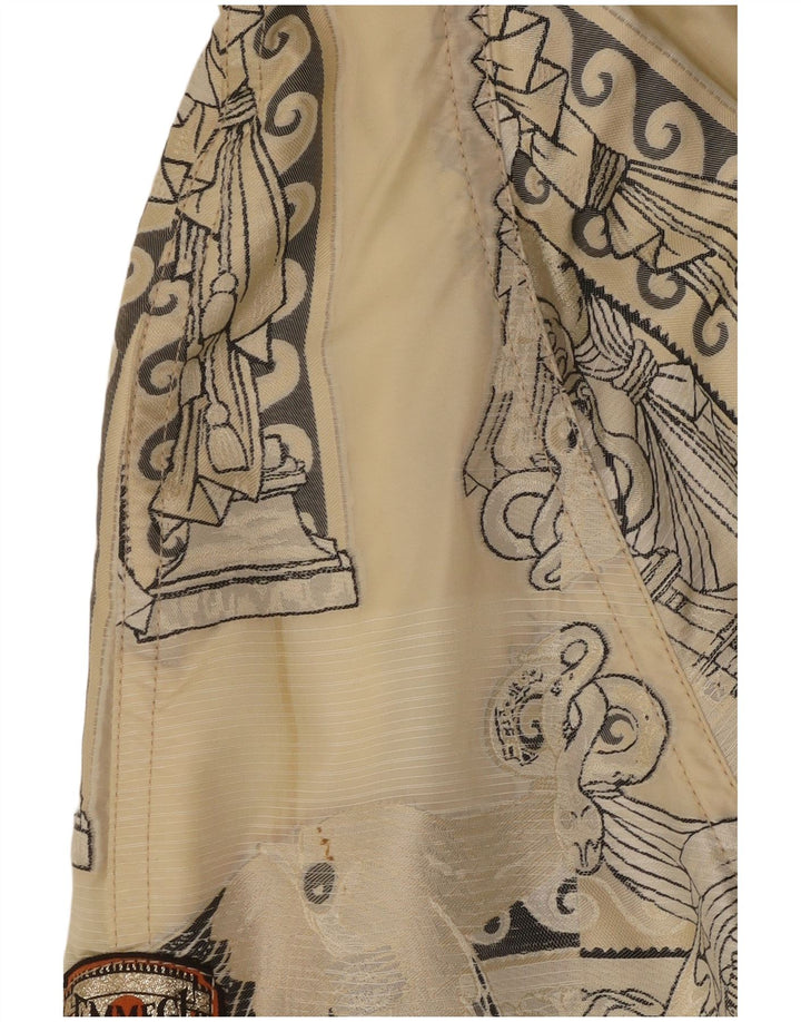 Emmegi Herren-Jacke mit Kapuze, lockere Passform, gepolstert, UK 36, Größe S, Beige, Polyester
