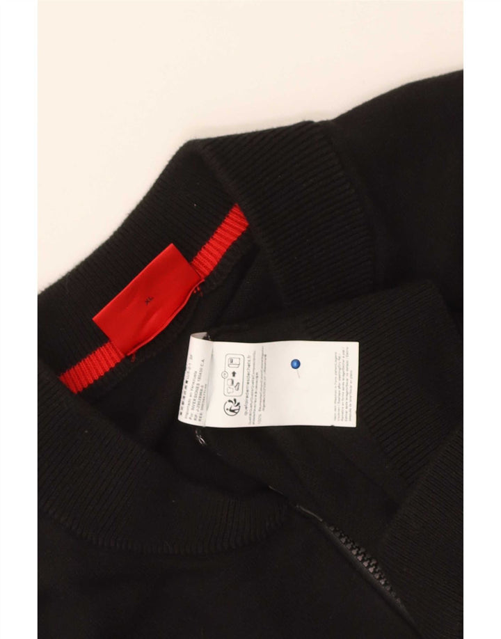 Hugo Boss Herren Strickjacke XL Schwarz Baumwolle
