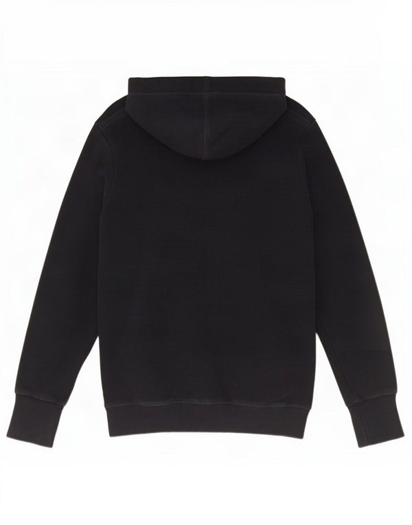 Superdry Graphic Hoodie-Pullover für Damen, UK 14, mittelmarineblaue Baumwolle