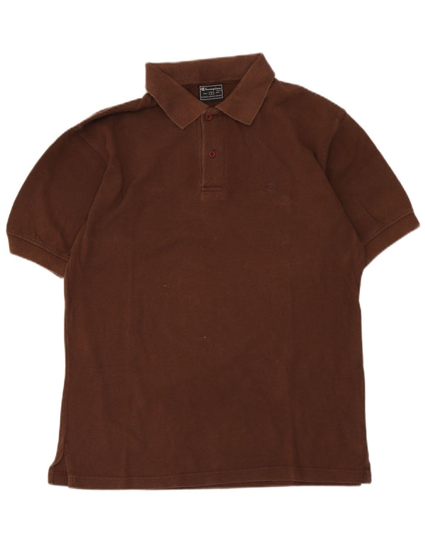 Champion Herren-Poloshirt aus mittelbrauner Baumwolle