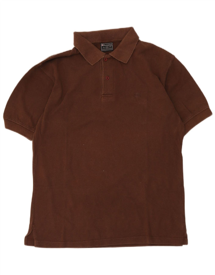 Champion Herren-Poloshirt aus mittelbrauner Baumwolle