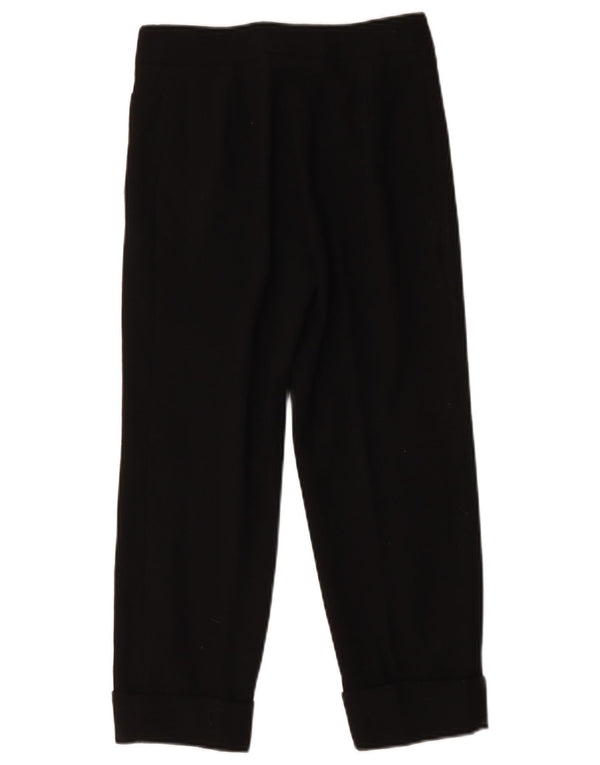 Vintage-Hose für Damen, W26, L23, schwarze Wolle