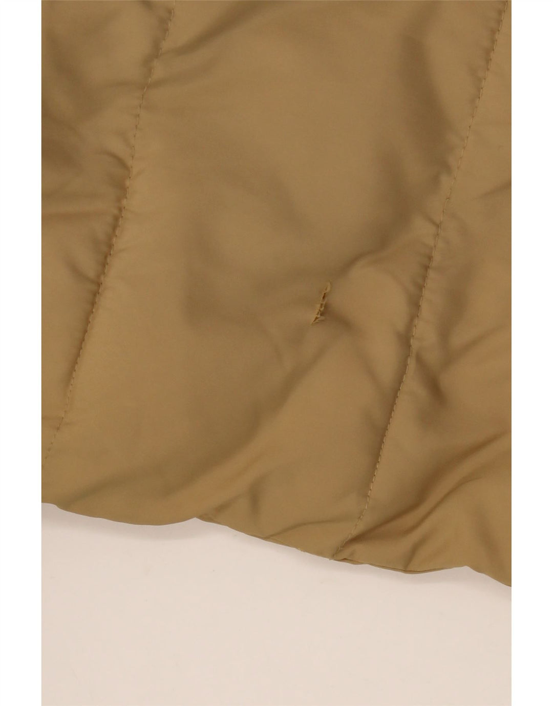BENETTON Wattierte Jungenjacke mit Kapuze, 11–12 Jahre, 2XL, Beige, Polyester