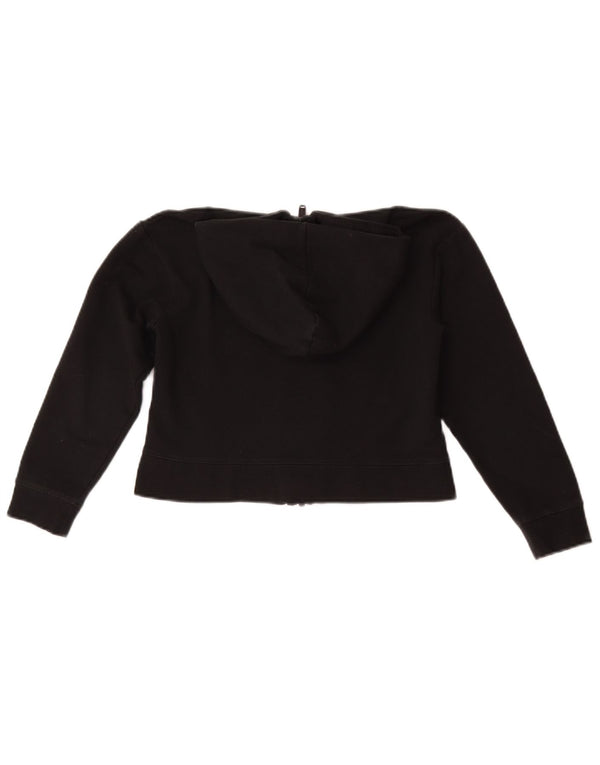 Jordan Mädchen Crop Zip Hoodie Pullover 10–11 Jahre Medium Schwarz Sport