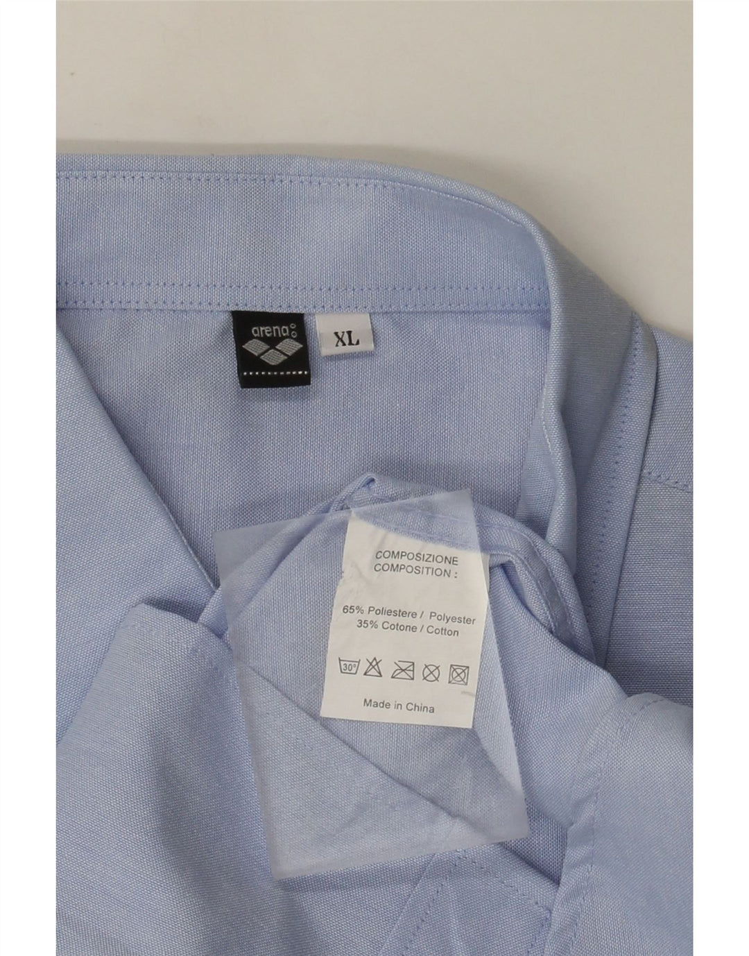 Arena Herrenhemd XL Blau Polyester