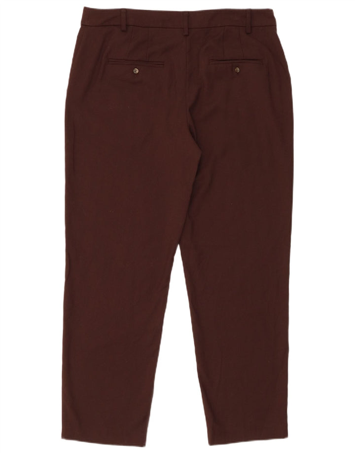 MARKS & SPENCER Damen Slim Chinohose UK 12 Medium W32 L27 Braun