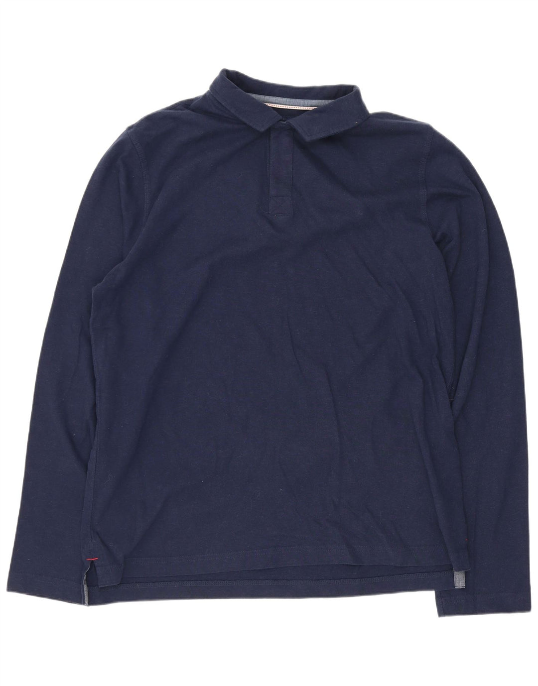 Joules Herren-Langarm-Poloshirt, mittelmarineblaue Baumwolle