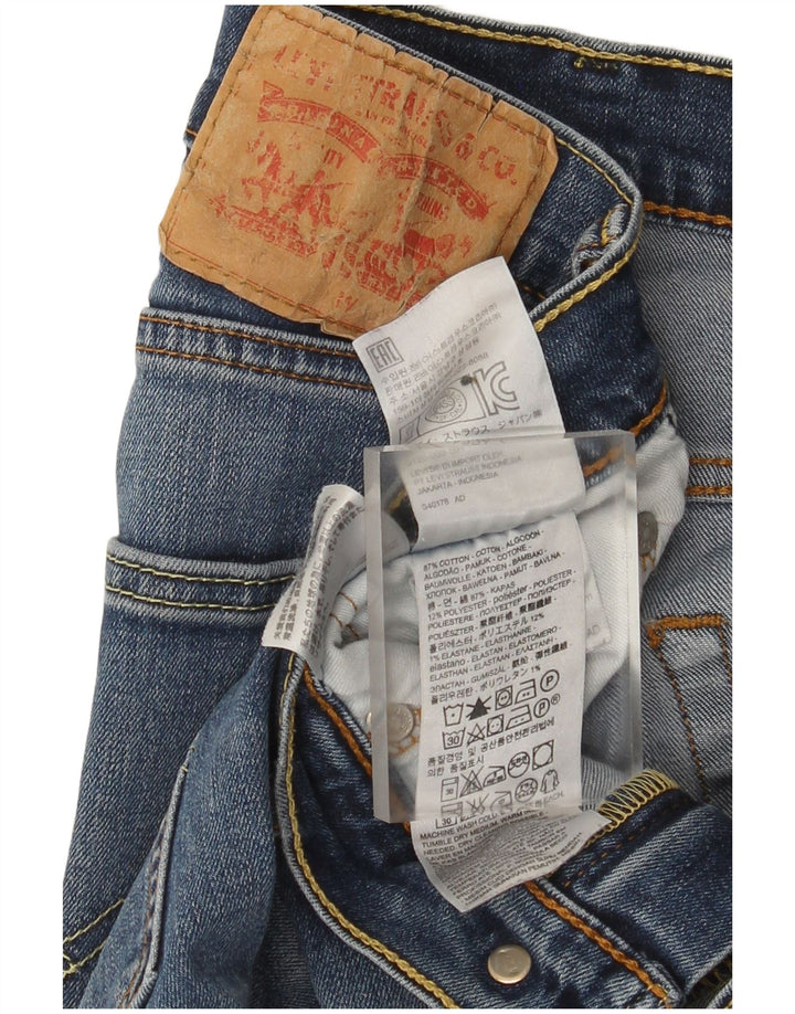 Levi's Herren Straight Jeans W31 L34 Blaue Baumwolle