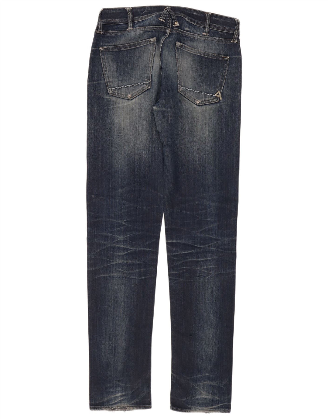 Cycle Damen Skinny Jeans W32 L34 Marineblaue Baumwolle