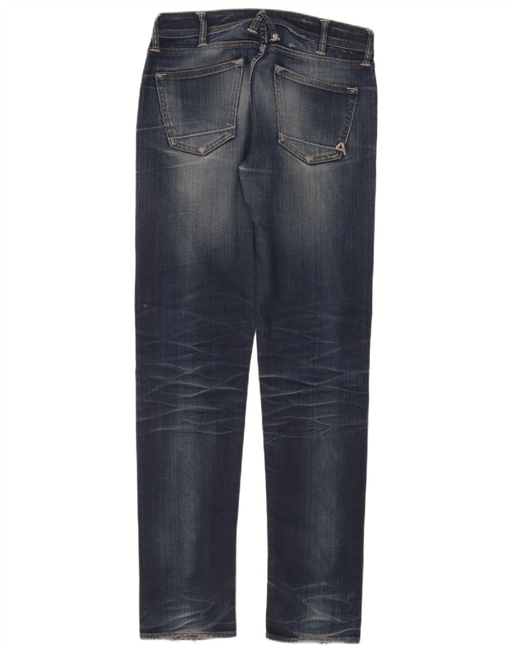 Cycle Damen Skinny Jeans W32 L34 Marineblaue Baumwolle