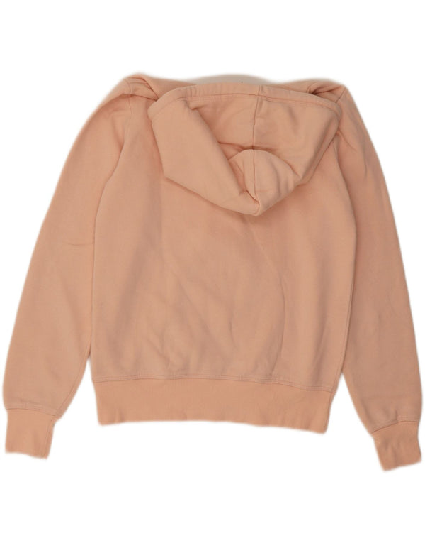 Champion Damen Graphic Hoodie Pullover UK 10 Small Pink