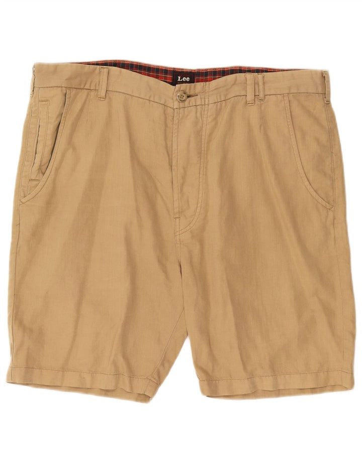 Lee Herren Chinoshorts W38 XL Beige Baumwolle