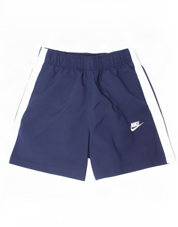Nike Sportshorts für Jungen, 13–14 Jahre, XL, Marineblau, Farbblock-Polyester