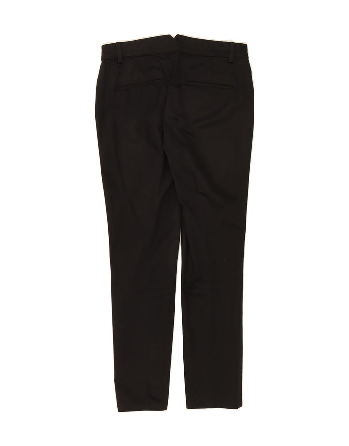 MASSIMO DUTTI Womens Slim Chino Trousers EU 40 Medium W30 L30 Black Cotton Vintage Massimo Dutti and Second-Hand Massimo Dutti from Messina Hembry 
