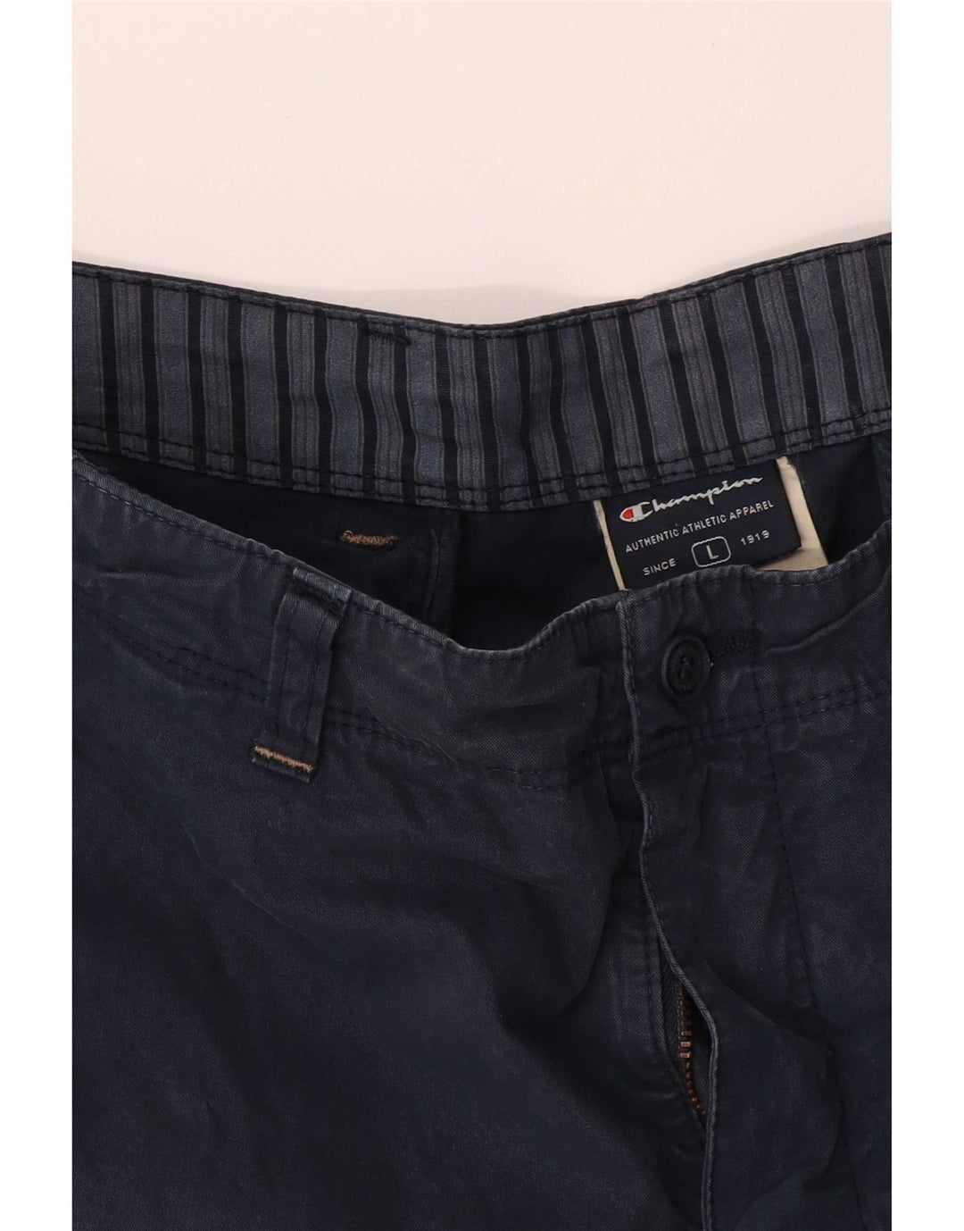 Champion Herren-Chinoshorts, Größe L, W34, Marineblau, Baumwolle