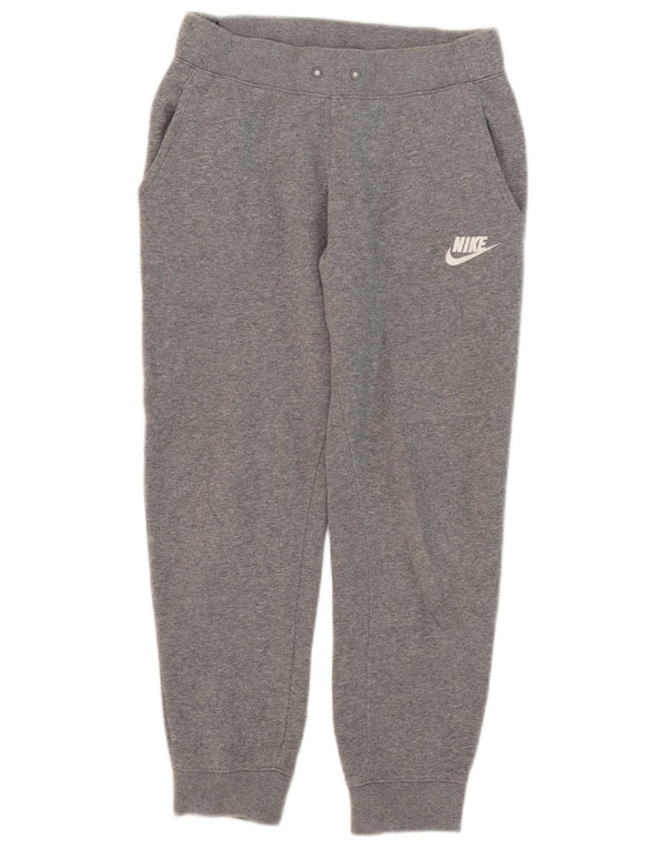Nike Mädchen-Trainingshose, Jogginghose, 12–13 Jahre, groß, grau gefleckte Baumwolle