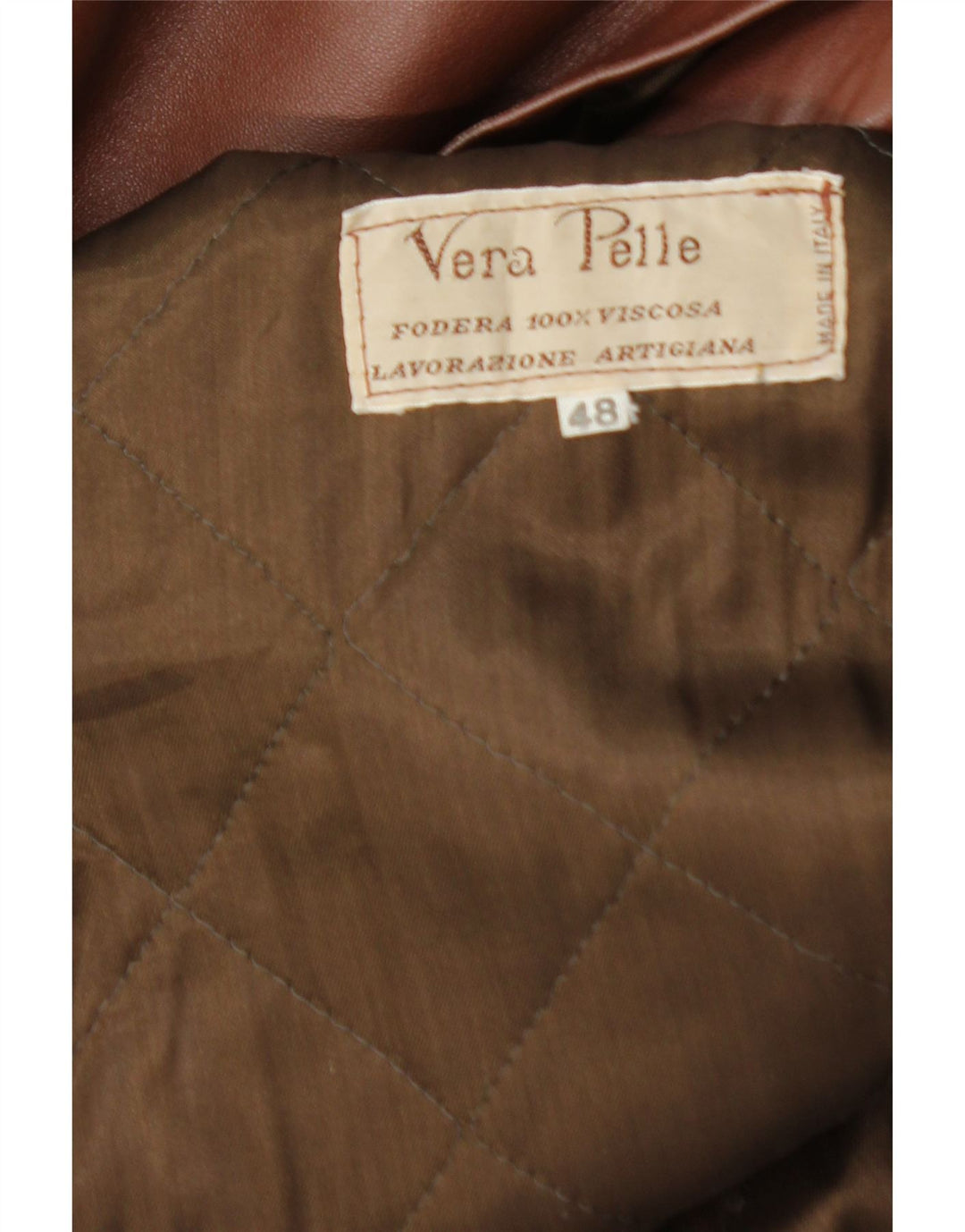 Lavorazione Artigiana Damen Übergroße Jacke IT 48 XL Braun