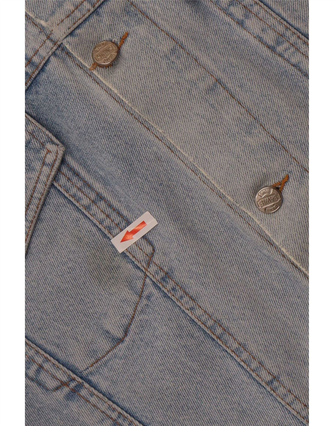 Vintage Herren Jeansjacke UK 40 Groß Blau