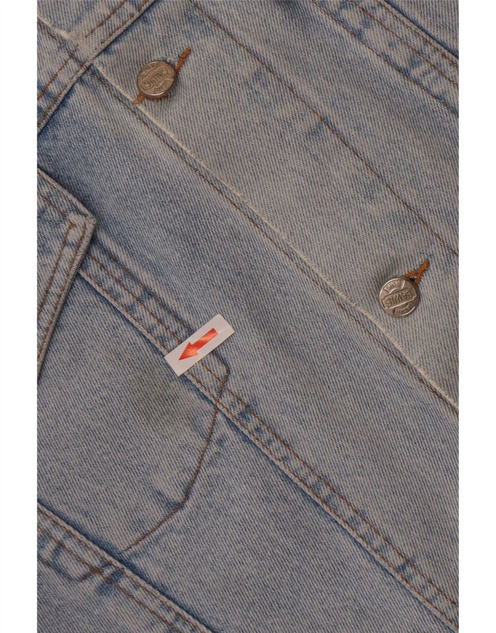 Vintage Herren Jeansjacke UK 40 Groß Blau