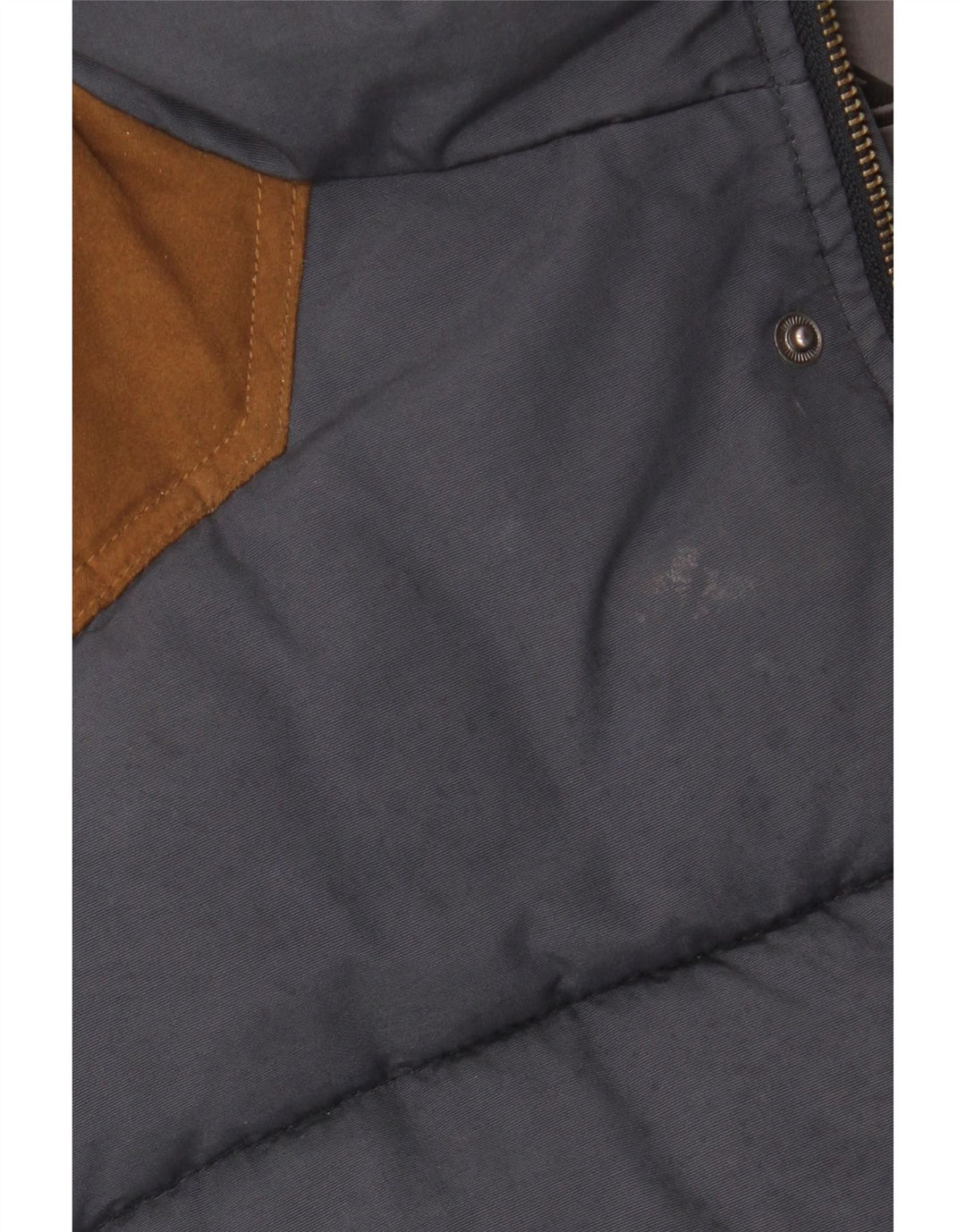 Quiksilver Herren Wattierte Jacke UK 40 Large Marineblau Baumwolle