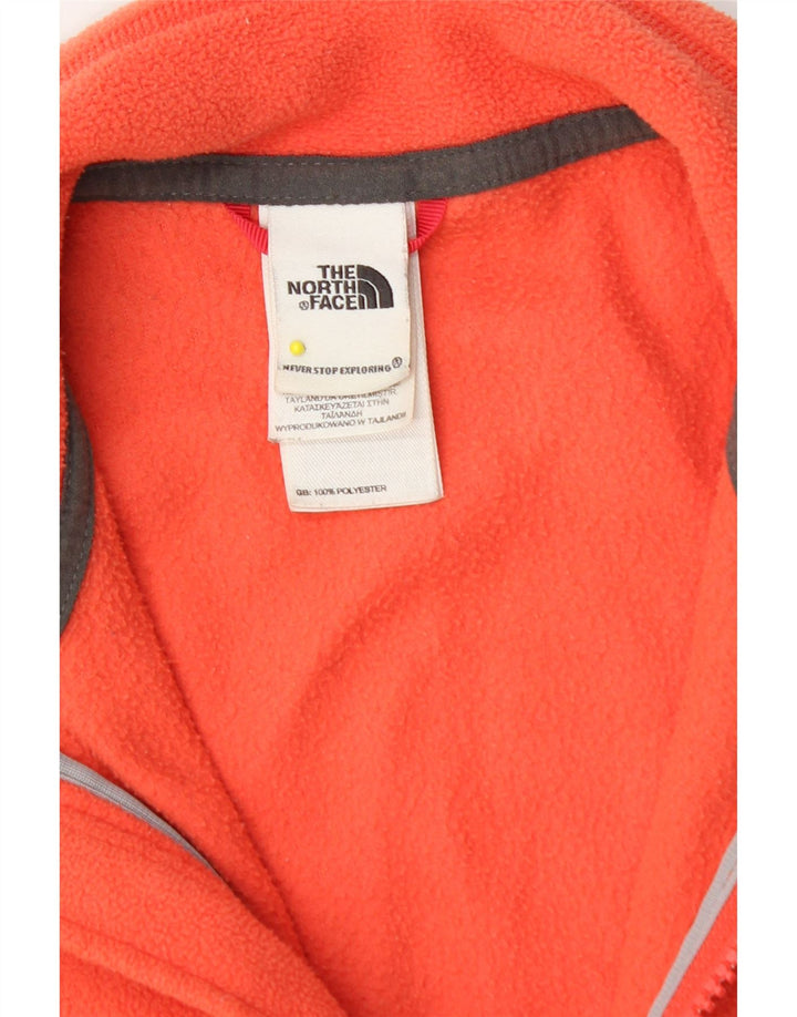 The North Face Damen Liner Fleecejacke UK 10 Small Orange Polyester